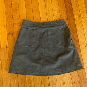 Abercrombie & Fotch suede skirt